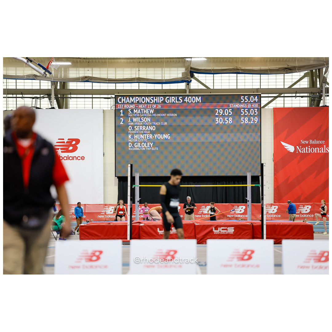 2024 New Balance Indoor Nationals Girls 400m – New Balance Indoor Nationals – Mar 9, 2024 – Boston – bib #159