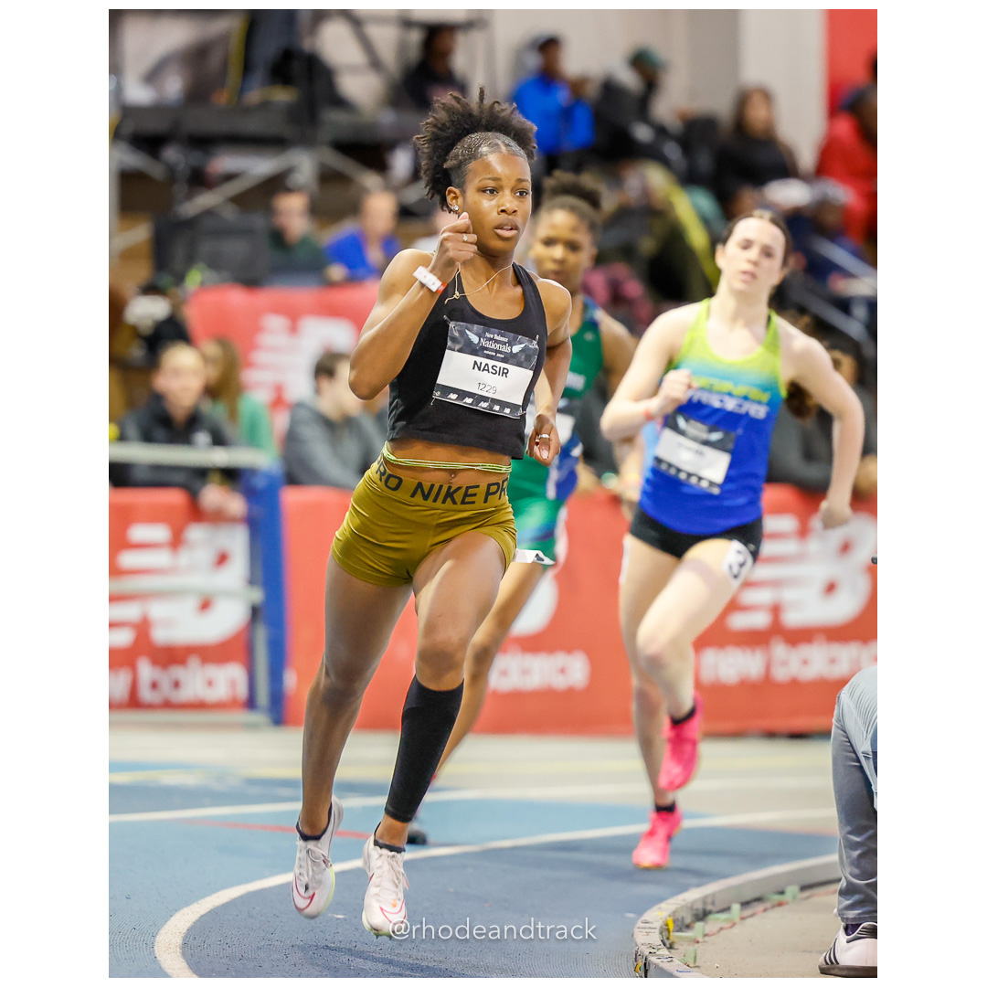 2024 New Balance Indoor Nationals Girls 400m – New Balance Indoor Nationals – Mar 9, 2024 – Boston – bib #163