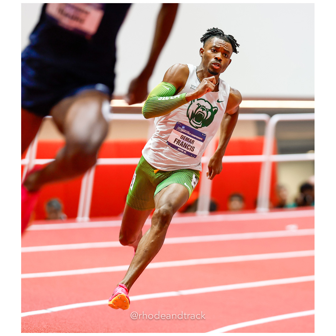Demar Francis Baylor Mens 200m 2024 NCAA Division 1 Finals Boston MA – NCAA Division 1 Indoor Track And Field Championships – Boston, MA –…