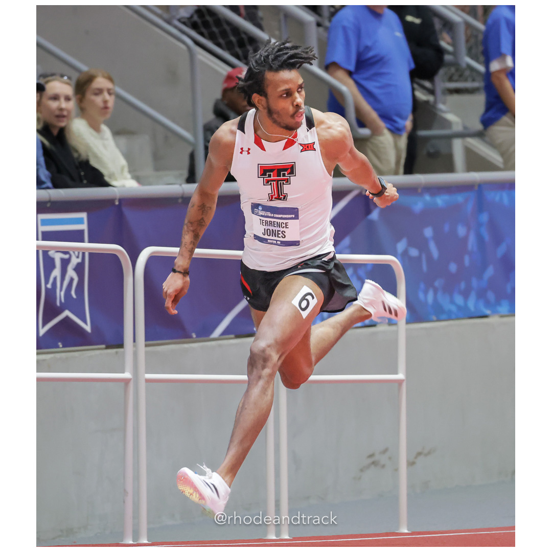 Terrence JONES Texas Tech Mens 200m 2024 NCAA Division 1 Finals Boston MA – NCAA Division 1 Indoor Track And Field Championships – Boston,…