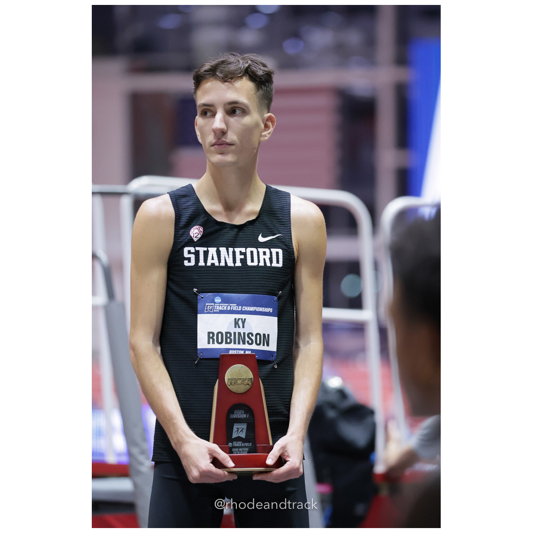 Ky Robinson Stanford Mens 3000m 2024 NCAA Division 1 Finals Boston MA – NCAA Division 1 Indoor Track And Field Championships – Boston, MA –…