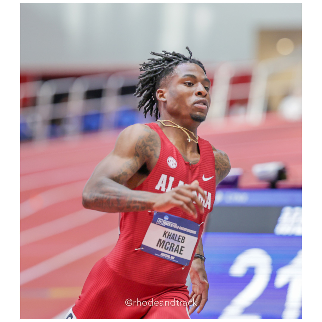 Khaleb MCRAE Alabama Mens 400m 2024 NCAA Division 1 Finals Boston MA – NCAA Division 1 Indoor Track And Field Championships – Boston, MA –…