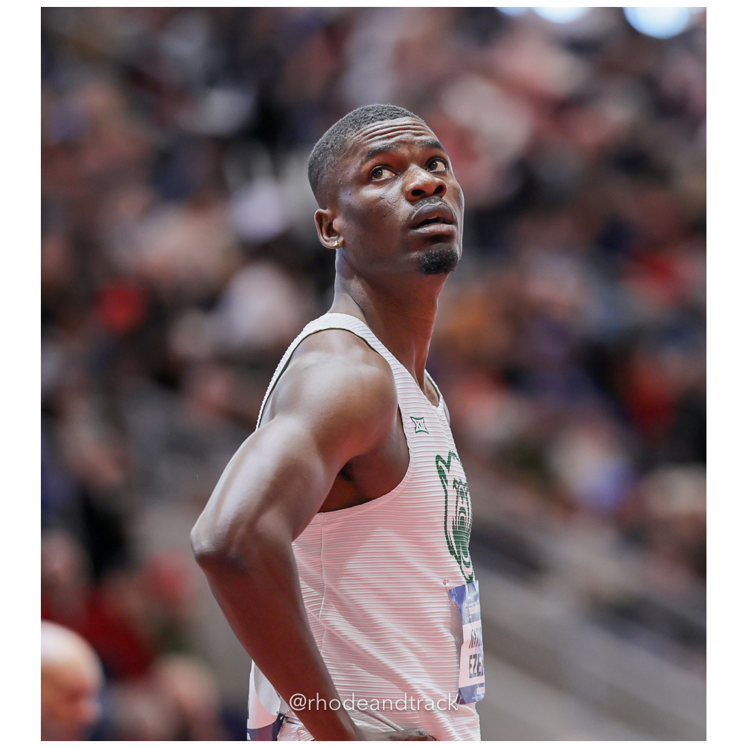 Nathaniel EZEKIEL Baylor Mens 400m 2024 NCAA Division 1 Finals Boston MA – NCAA Division 1 Indoor Track And Field Championships – Boston, M…
