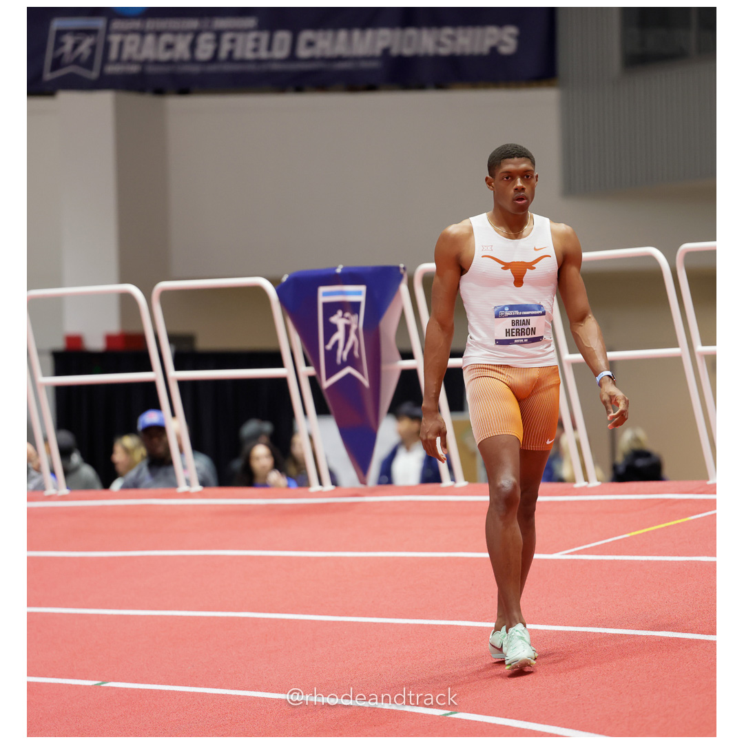 Brian HERRON Texas Mens 400m 2024 NCAA Division 1 Track and Field Championships Boston MA – NCAA Division 1 Indoor Track And Field Champion…