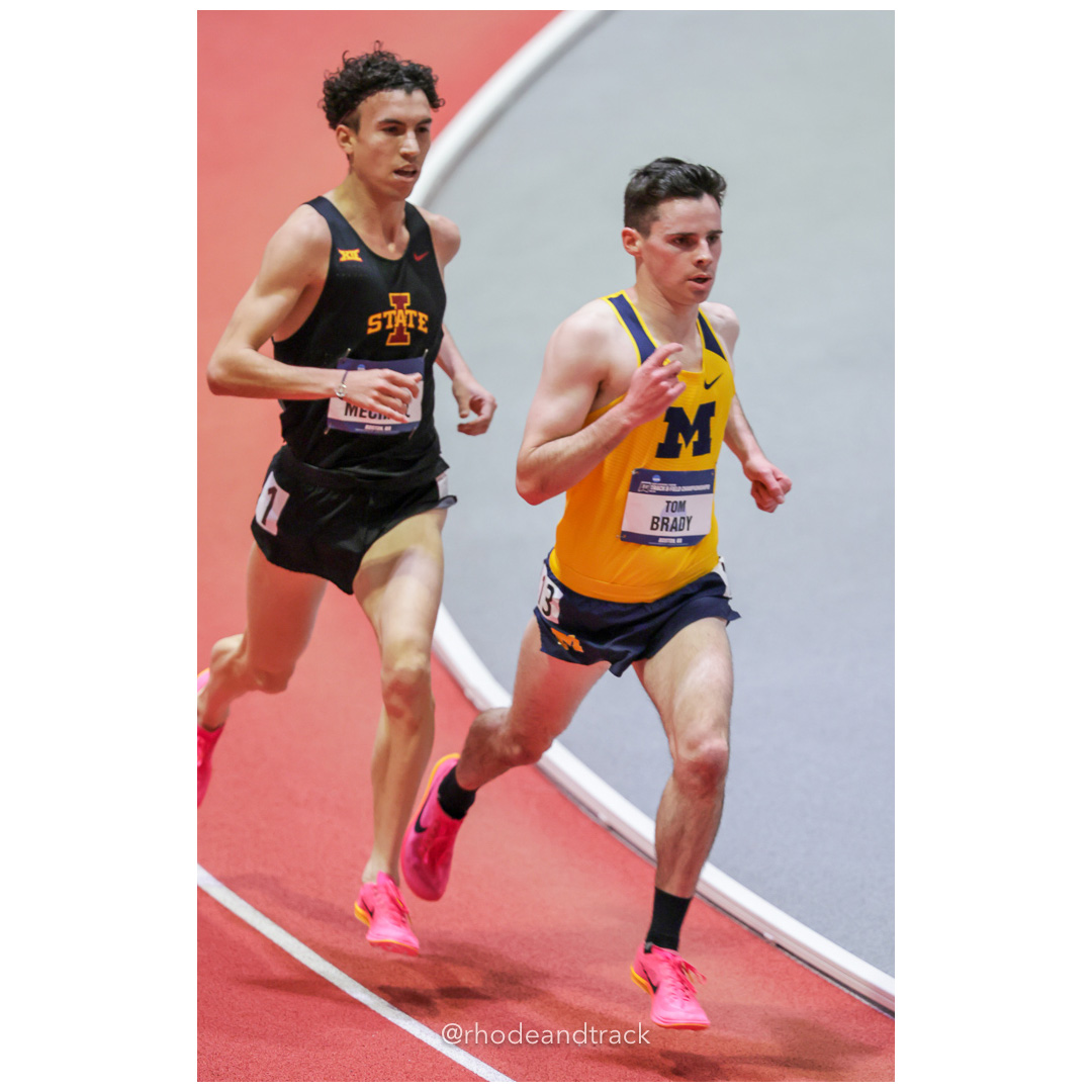 Tom Brady Michigan Mens 5000m 2024 NCAA Division 1 Finals Boston MA – NCAA Division 1 Indoor Track And Field Championships – Boston, MA – b…