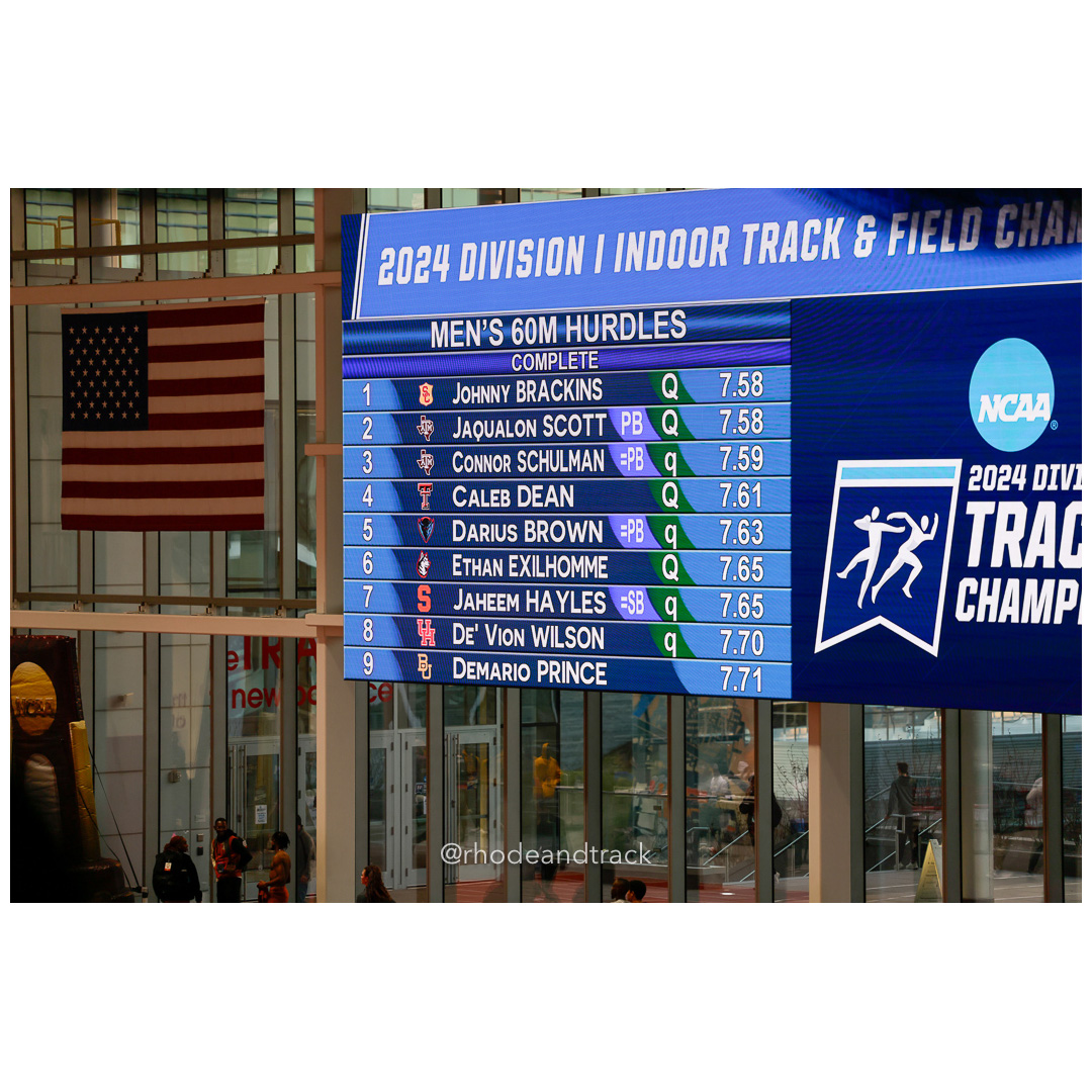 Caleb Dean Texas Tech Mens 60m Hurdles 2024 NCAA Division 1 Track and Field Championships Boston MA – NCAA Division 1 Indoor Track And Fiel…