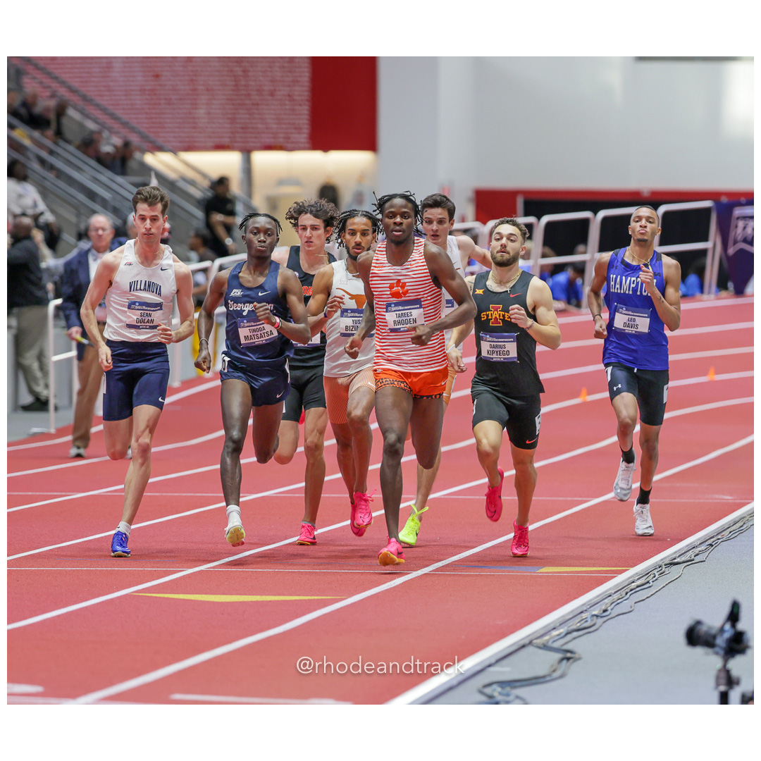 Sean DOLAN Villanova Tinoda MATSATSA Georgetown Tarees RHODEN Clemson Mens 800m 2024 NCAA Division 1 Finals Boston MA – NCAA Division 1 Ind…