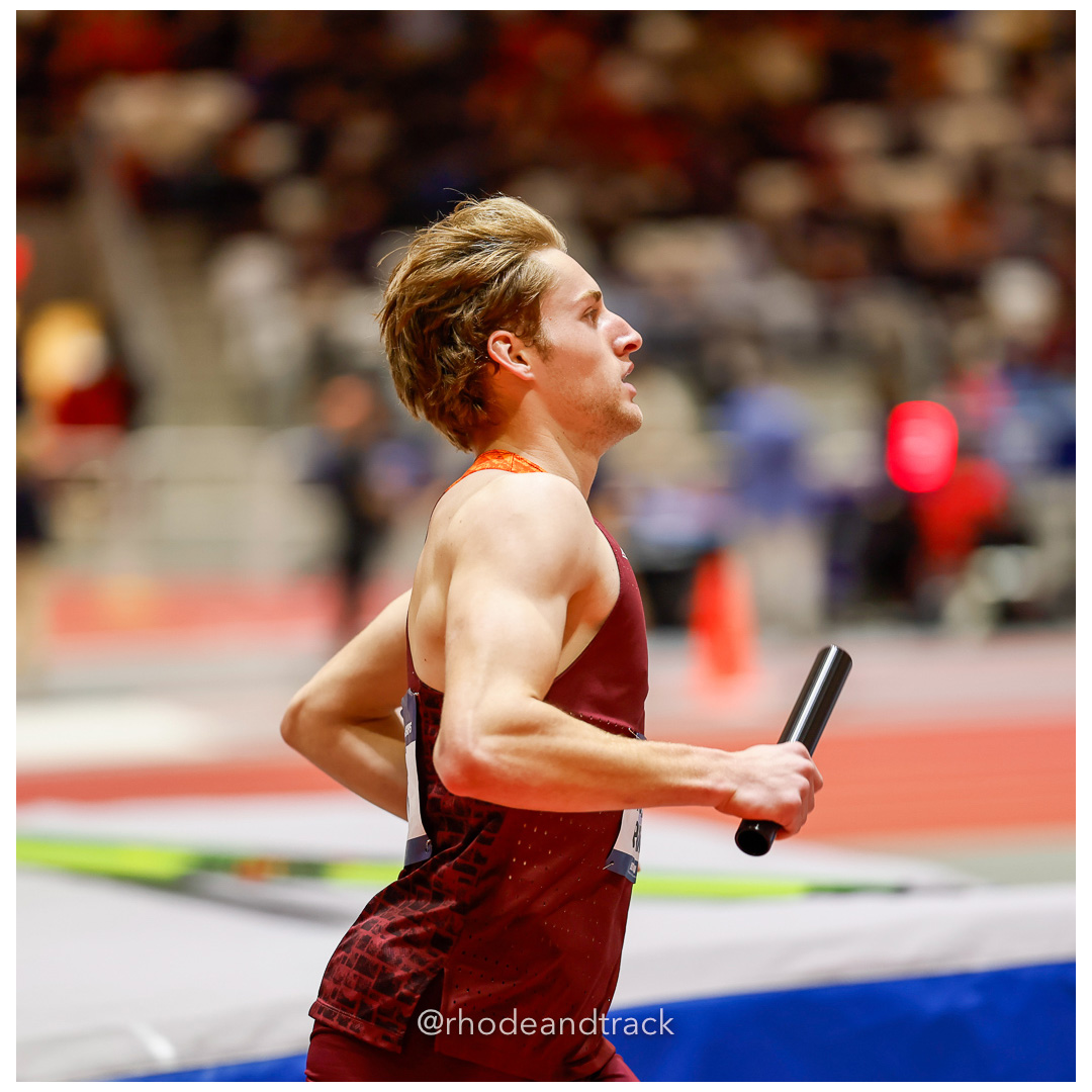 Nicholas Plant Virginia Tech Mens DMR 2024 NCAA Division 1 Finals Boston MA – NCAA Division 1 Indoor Track And Field Championships – Boston…
