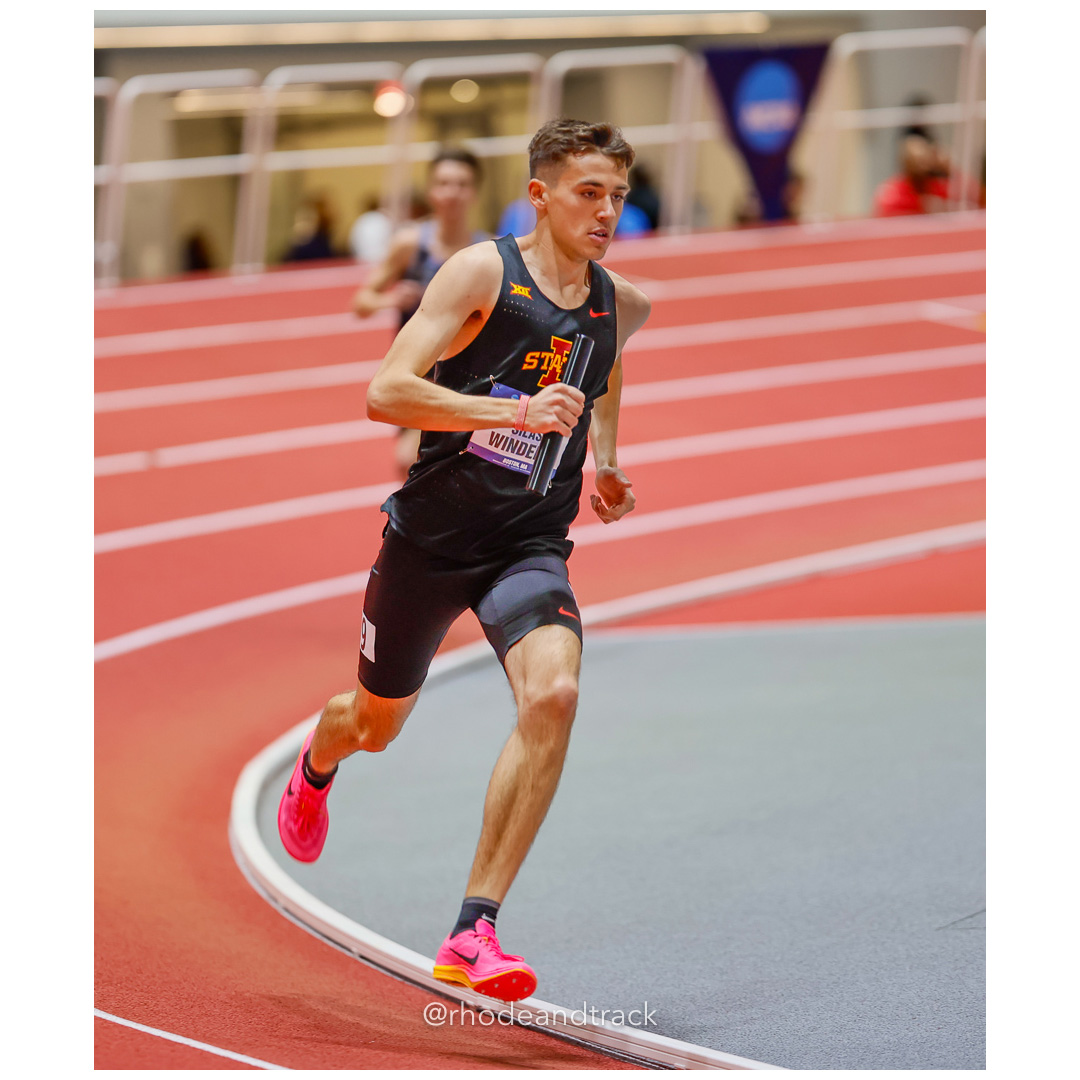 Silas Winders Iowa State Mens DMR 2024 NCAA Division 1 Finals Boston MA – NCAA Division 1 Indoor Track And Field Championships – Boston, MA…