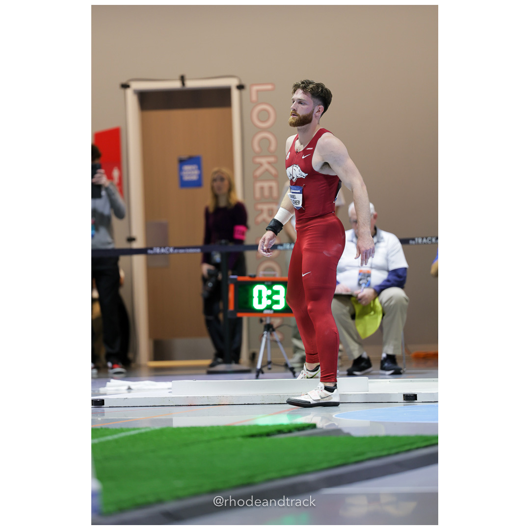 Mens Heptathalon Shot put 2024 NCAA Division 1 Finals Boston MA – NCAA Division 1 Indoor Track And Field Championships – Boston, MA – bib #…