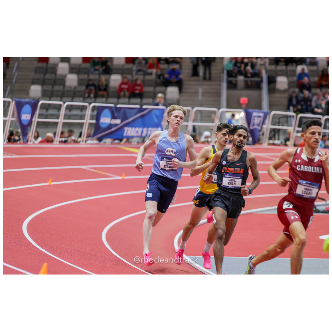 Anass ESSAYI South Carolina Nick FOSTER Michigan Ethan STRAND North Carolina Parvej KHAN Florida Mens Mile 2024 NCAA Division 1 Finals Bost…