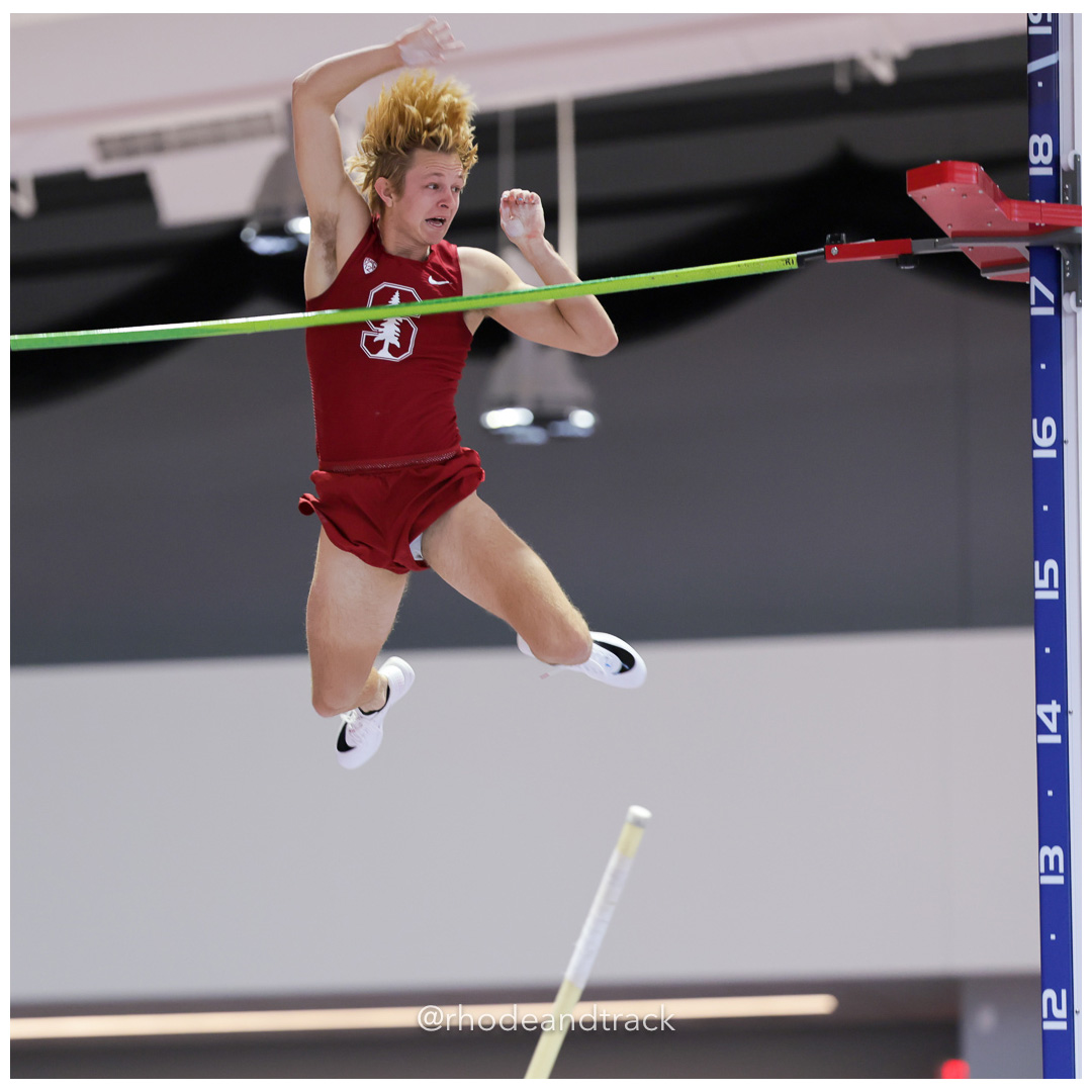 Mens Pole Vault 2024 NCAA Division 1 Finals Boston MA – NCAA Division 1 Indoor Track And Field Championships – Boston, MA – bib #62