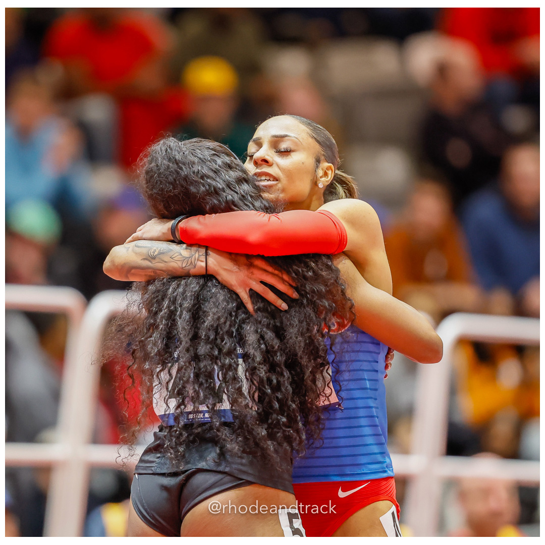 JaMeesia Ford South Carolina McKenzie Long Ole Miss Womens 200m 2024 NCAA Division 1 Finals Boston MA – NCAA Division 1 Indoor Track And Fi…