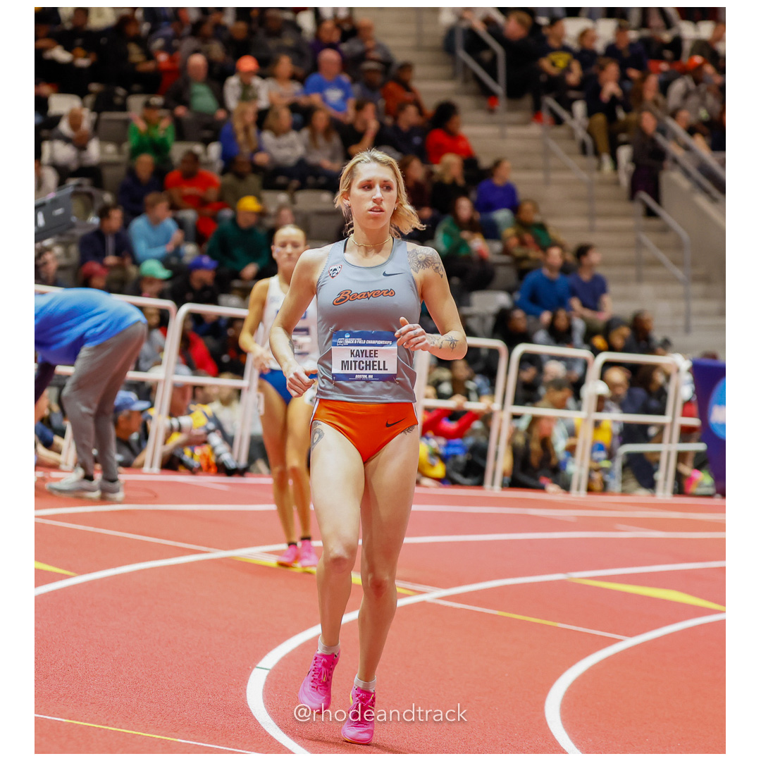 Chloe Scrimgeour Georgetown Kaylee Mitchell Oregon State Womens 3000m 2024 NCAA Division 1 Finals Boston MA – NCAA Division 1 Indoor Track…
