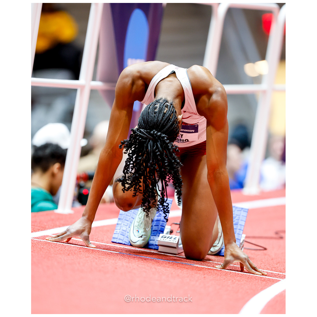 Rosey Effiong Arkansas Womens 400m 2024 NCAA Division 1 Finals Boston MA – NCAA Division 1 Indoor Track And Field Championships – Boston, M…