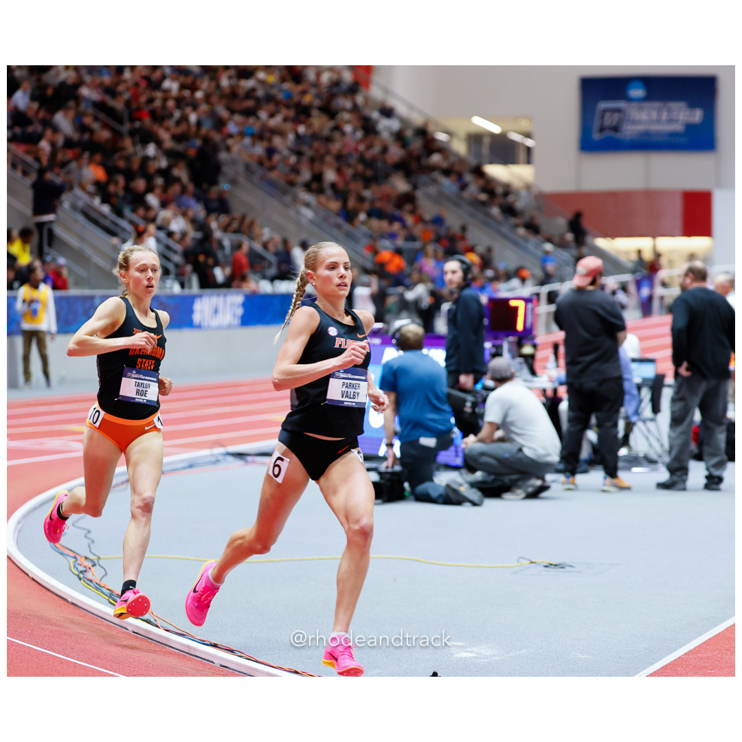Taylor ROE Oklahoma State Parker VALBY Florida Womens 5000m 2024 NCAA Division 1 Finals Boston MA – NCAA Division 1 Indoor Track And Field…