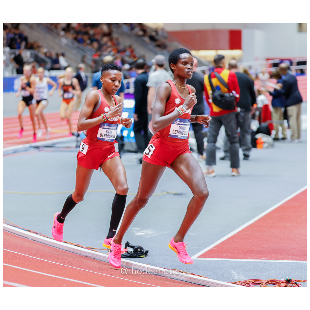 Hilda OLEMOMOI Alabama Doris LEMNGOLE Alabama Womens 5000m 2024 NCAA Division 1 Finals Boston MA – NCAA Division 1 Indoor Track And Field C…