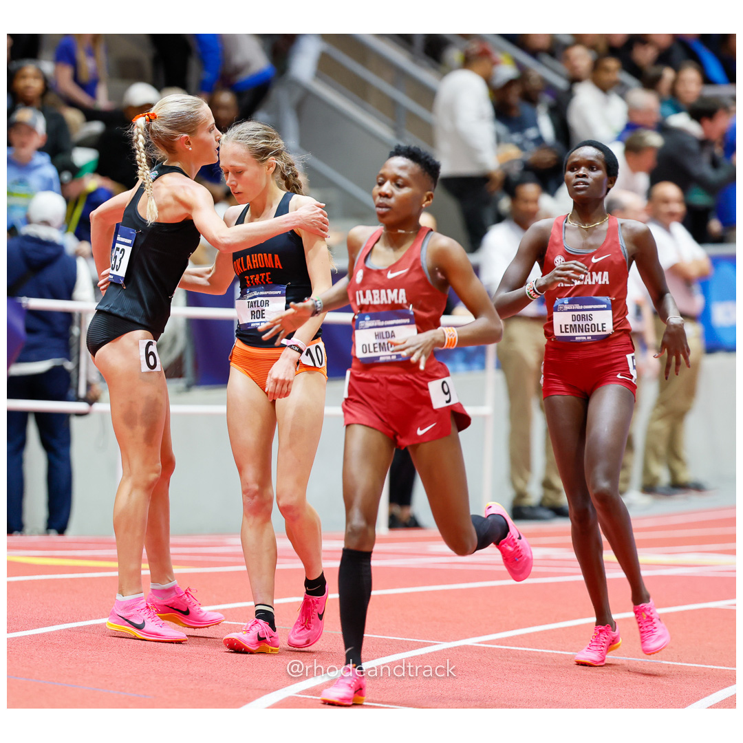 Taylor ROE Oklahoma State Hilda OLEMOMOI Alabama Doris LEMNGOLE Alabama Parker VALBY Florida Womens 5000m 2024 NCAA Division 1 Finals Boston MA File: ./dir-Womens-5000m/240308-rhodeandtrack-ncaa-d1-finals-boston-womens-5000m-62-_92A6609.jpg Taylor ROE Oklahoma State Hilda OLEMOMOI Alabama Doris LEMNGOLE Alabama Parker VALBY Florida Womens 5000m 2024 NCAA Division 1 Finals Bosto…
