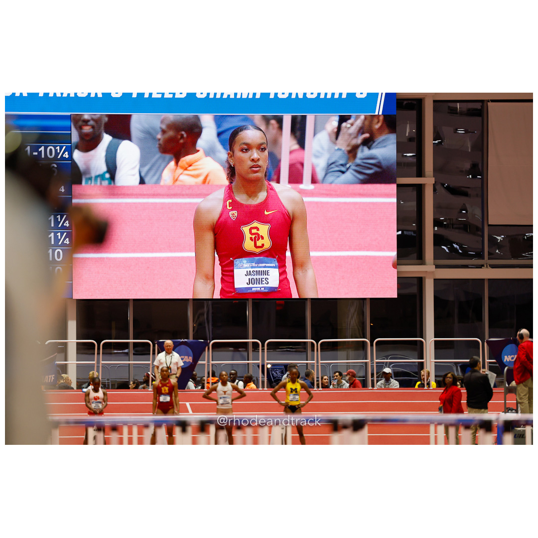 Jasmine JONES USC Womens 60m Hurdles 2024 NCAA Division 1 Finals Boston MA – NCAA Division 1 Indoor Track And Field Championships – Boston,…