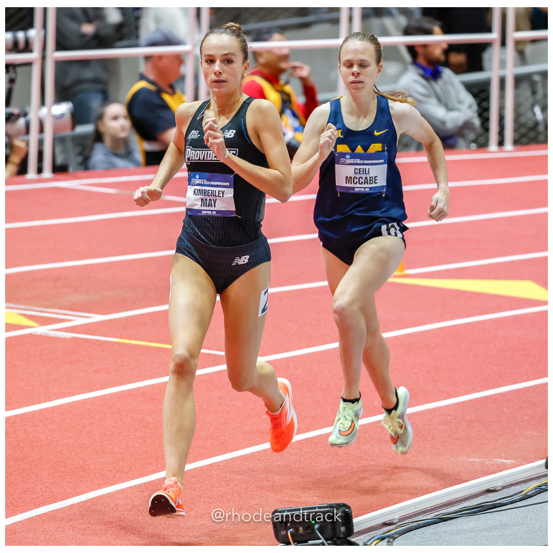 Kimberley MAY Providence Ceili MCCABE West Virginia Womens Mile 2024 NCAA Division 1 Finals Boston MA – NCAA Division 1 Indoor Track And Fi…