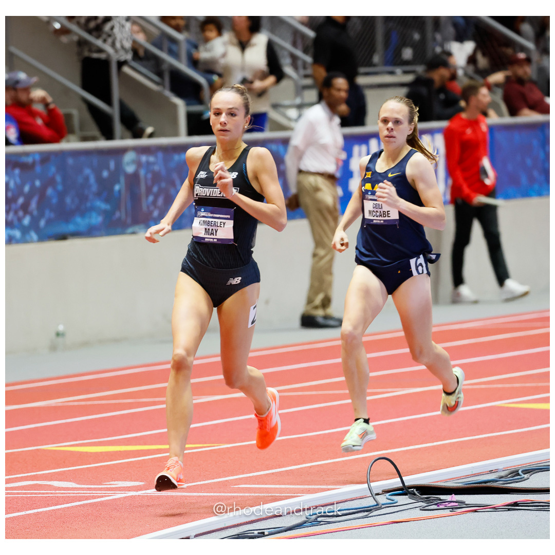 Kimberley MAY Providence Ceili MCCABE West Virginia Womens Mile 2024 NCAA Division 1 Finals Boston MA – NCAA Division 1 Indoor Track And Fi…