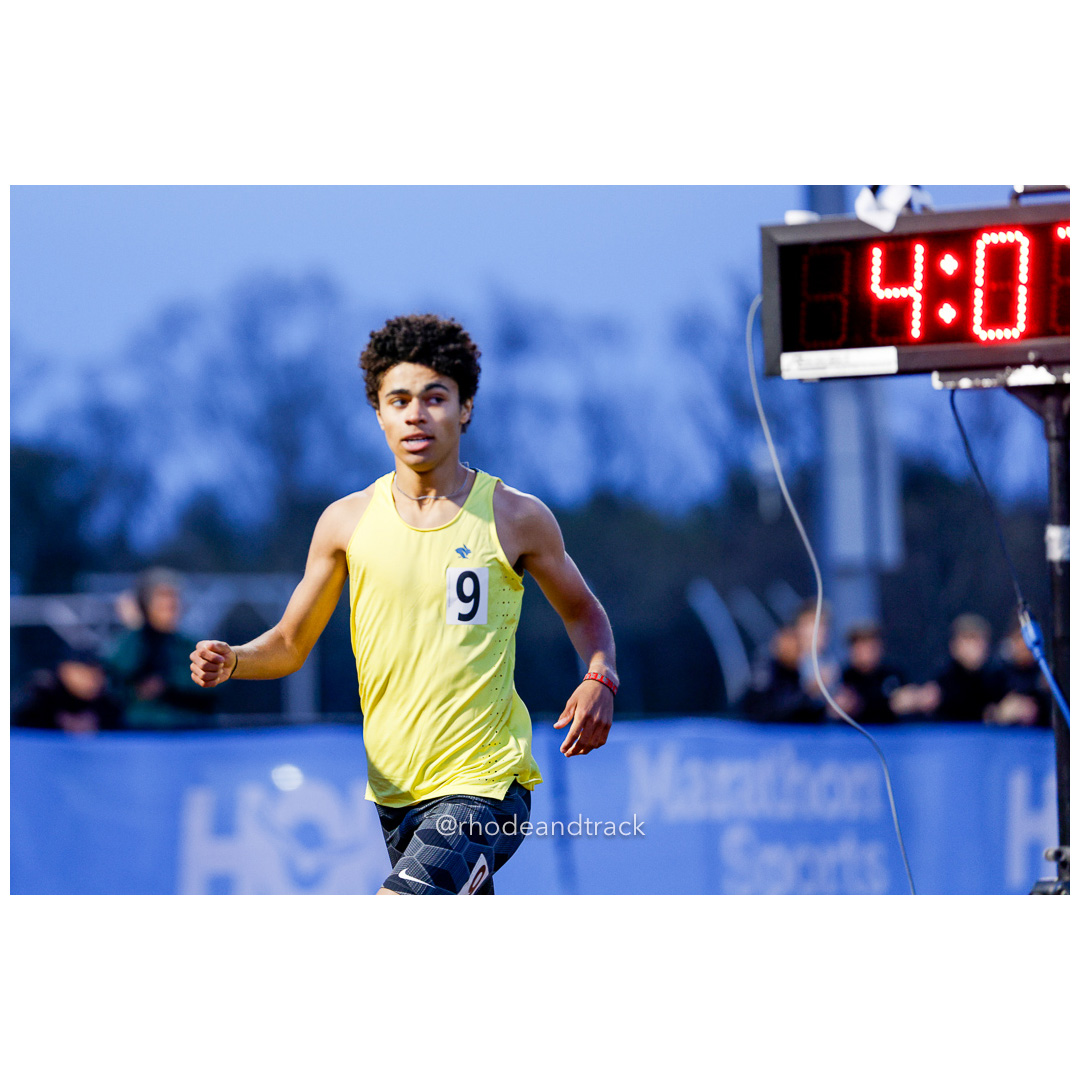 Byron Grevious, Bay State Running Elite Scholastic Mile 2024 sponsored by Marathon Sports and Hoka – Bay State Running Elite Scholastic Mil…