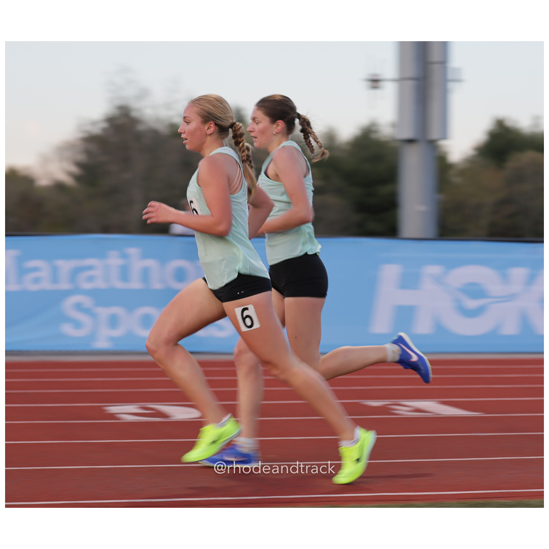 Cary Drake and Rory Sullivan. Bay State Running Elite Scholastic Mile 2024 sponsored by Marathon Sports and Hoka – Bay State Running Elite…