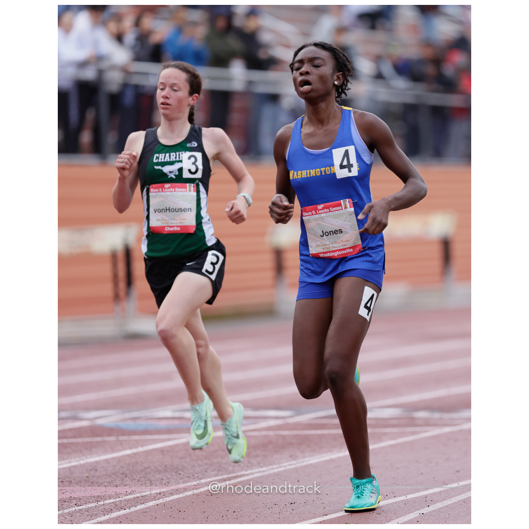 Erin vonHousen, Chariho Regional High School, RI, 2:15.33, Girls 800m, 2024 56th Loucks Games, White Plains, NY – 56th Loucks Games, White…