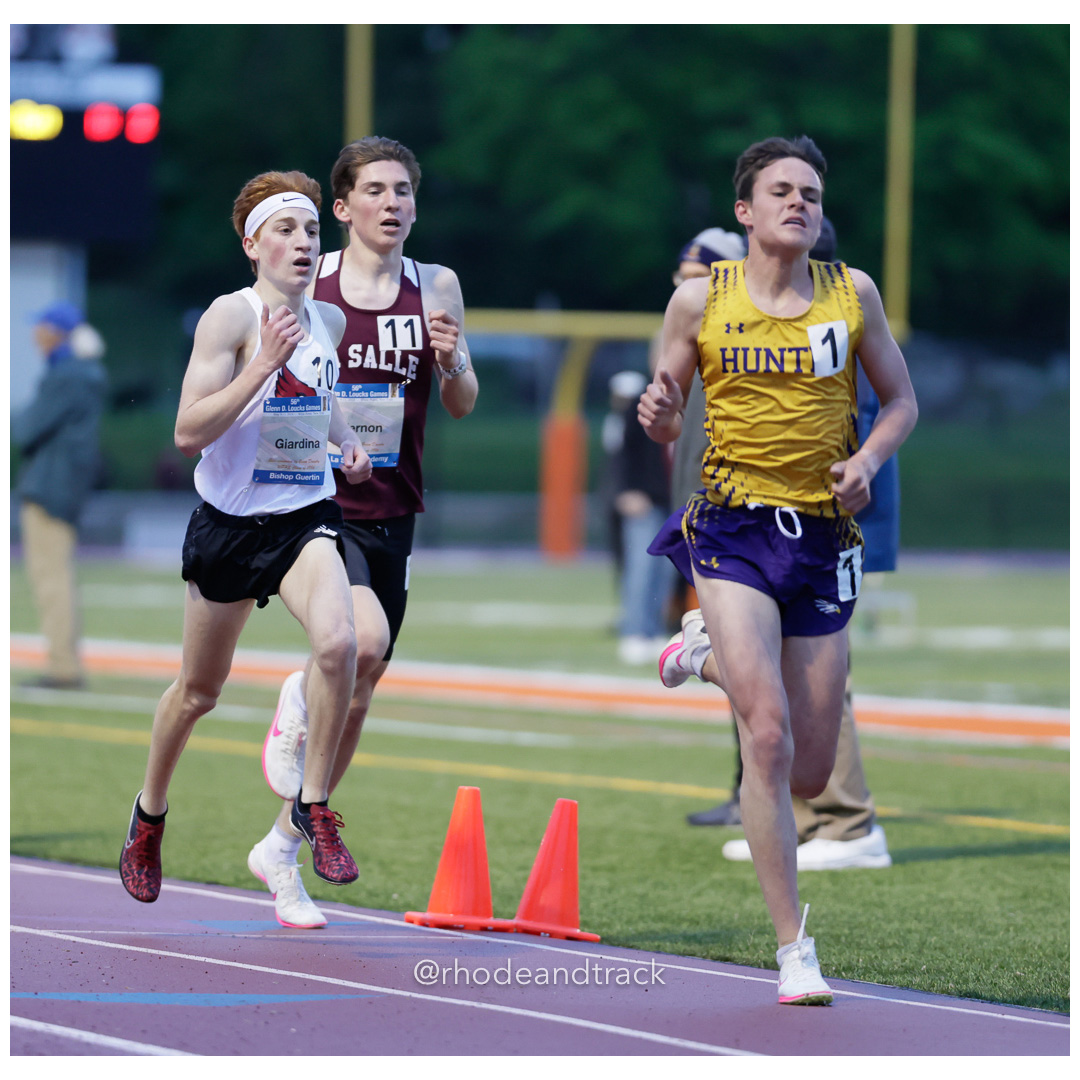 Shane Murphy, Hunter College Campus Schools, 8:54.71, Matthew Giardina, Bishop Guertin High School, 9:04.12, Marshall Vernon, La Salle Acad…