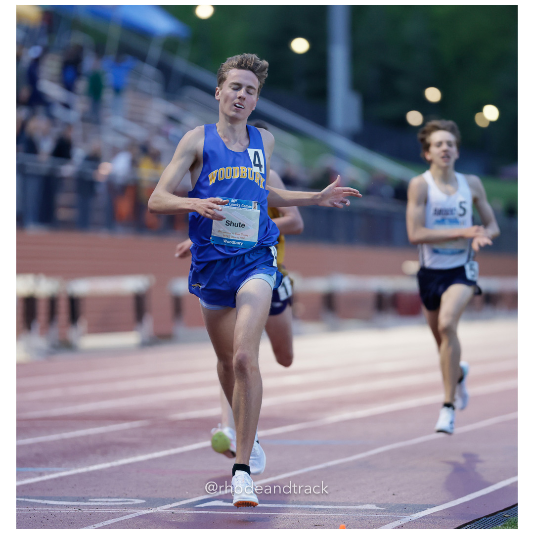 Peyton Shute, Woodbury, 8:54.11, Boys 3200m, 2024 56th Loucks Games, White Plains, NY – 56th Loucks Games, White Plains, NY, High School Ou…