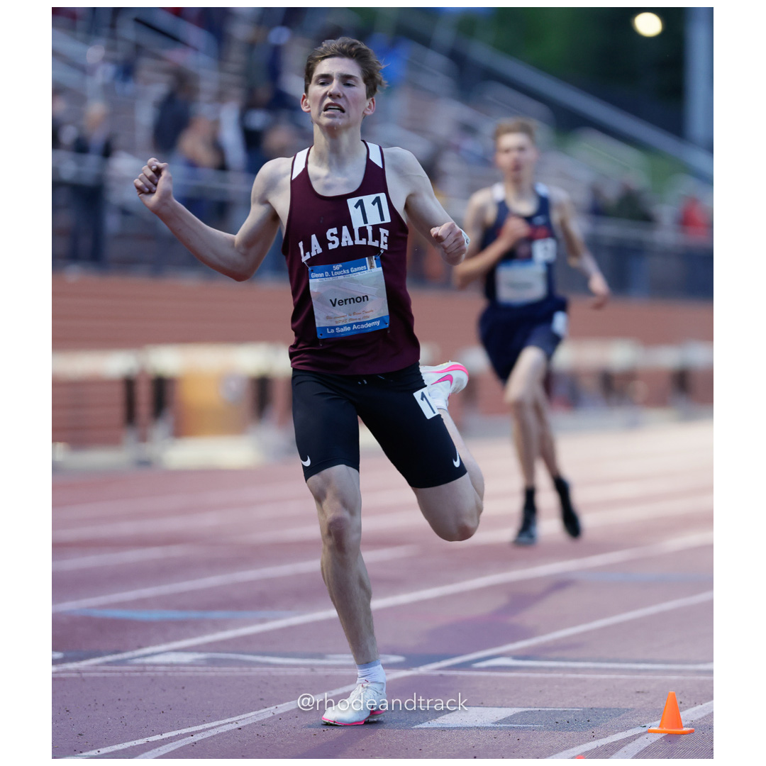 Marshall Vernon, La Salle Academy, Providence, 9:01.62, Boys 3200m, 2024 56th Loucks Games, White Plains, NY – 56th Loucks Games, White Pla…