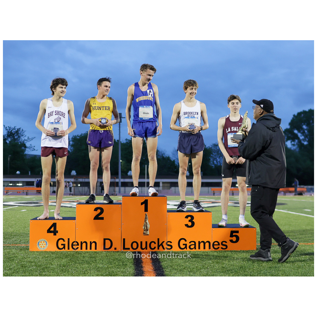 Peyton Shute, Woodbury, 8:54.11, Elijah Gentry, Brooklyn Technical, 8:55.11, Jake Gogarty, Bay Shore, 8:58.45, Marshall Vernon, La Salle Ac…