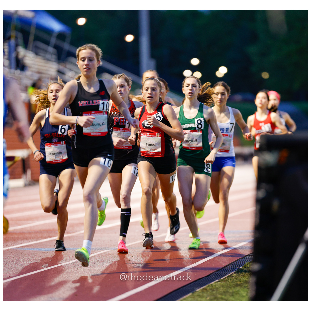 Girls 3200m, 2024 56th Loucks Games, White Plains, NY – 56th Loucks Games, White Plains, NY, High School Outdoor Track and Field – May 11,…