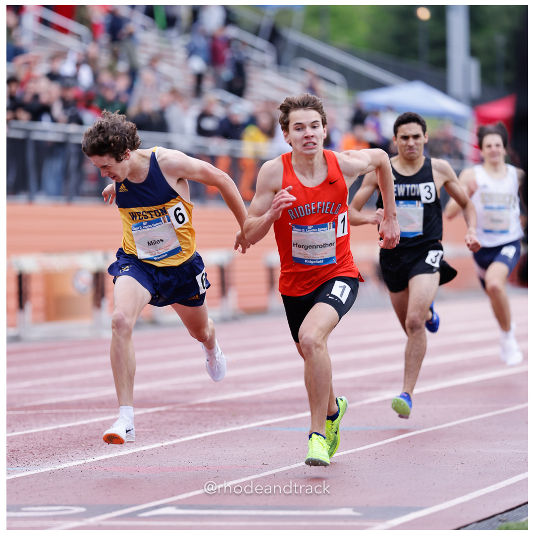 Steven Hergenrother, Ridgefield, 1:53.83, Boys 800m, 2024 56th Loucks Games, White Plains, NY – 56th Loucks Games, White Plains, NY, High S…