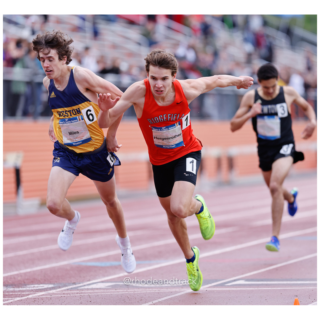 Steven Hergenrother, Ridgefield, 1:53.83, Boys 800m, 2024 56th Loucks Games, White Plains, NY – 56th Loucks Games, White Plains, NY, High S…