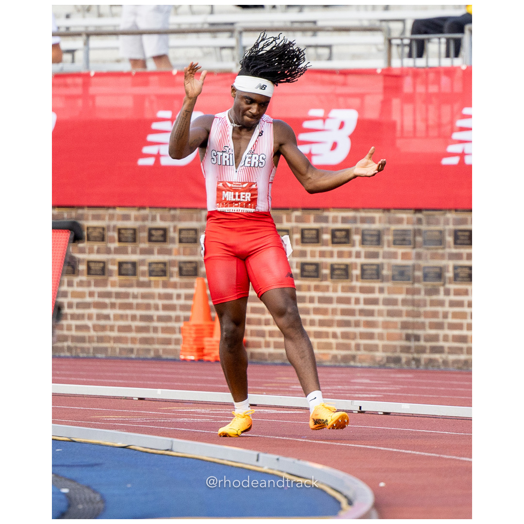 Friday 6/14/2024 100m semifinals - 2024 New Balance Nationals Outdoor, Franklin Field, University of Pennsylvania title=