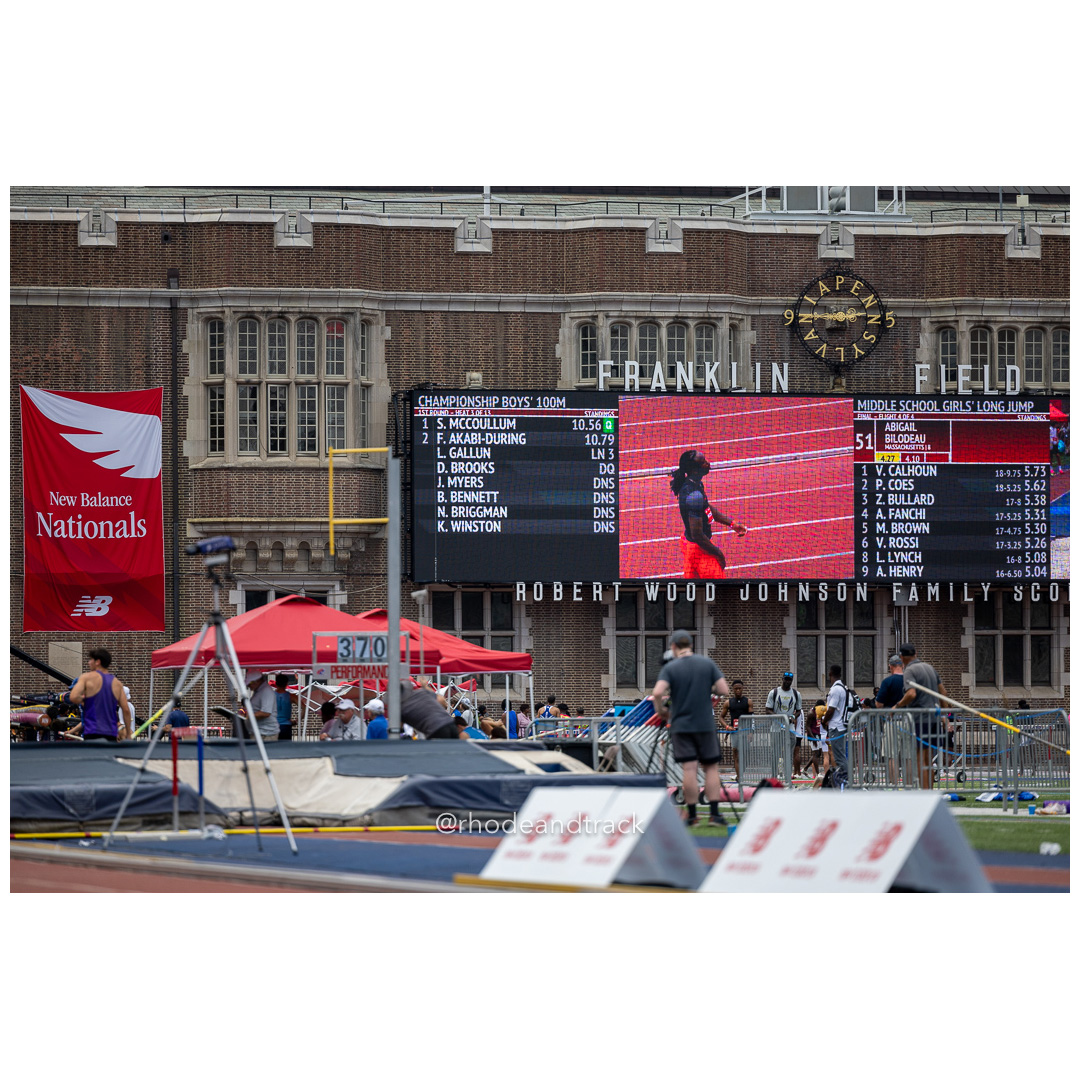 2024 New Balance Nationals Outdoor, Franklin Field, University of Pennsylvania title=