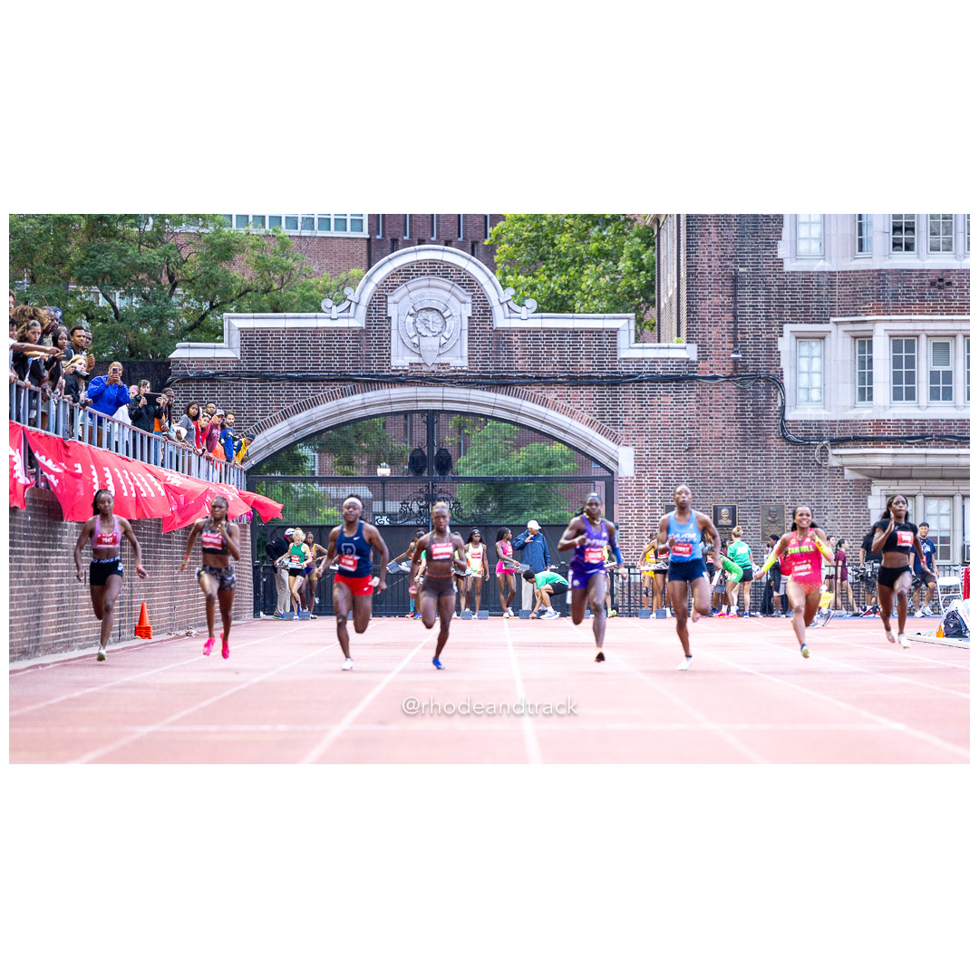 Friday 6/14/2024 100m semifinals - 2024 New Balance Nationals Outdoor, Franklin Field, University of Pennsylvania title=