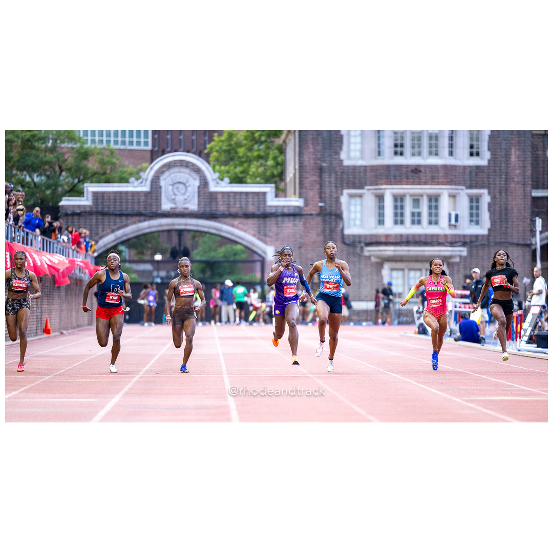 Friday 6/14/2024 100m semifinals - 2024 New Balance Nationals Outdoor, Franklin Field, University of Pennsylvania title=