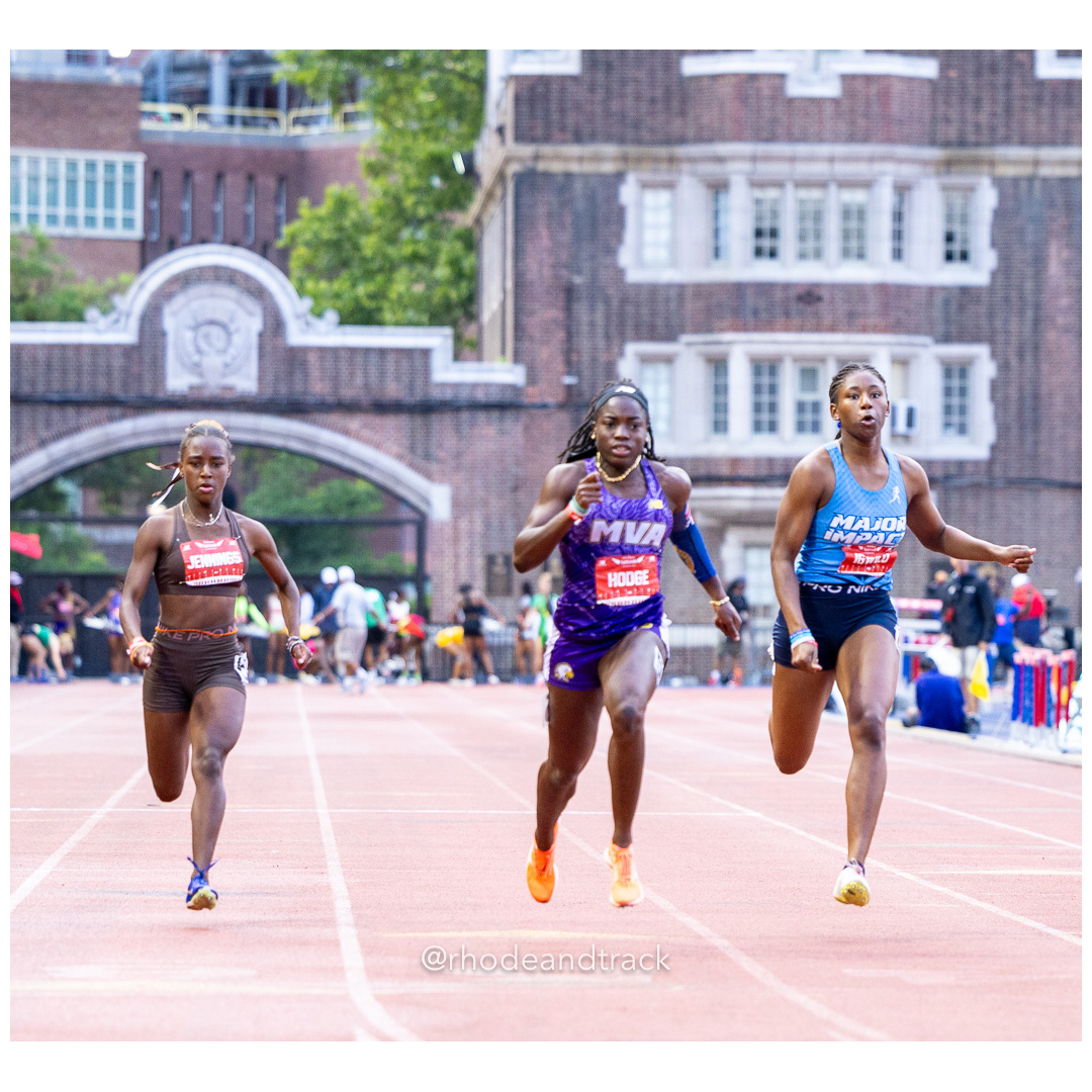 Friday 6/14/2024 100m semifinals - 2024 New Balance Nationals Outdoor, Franklin Field, University of Pennsylvania title=