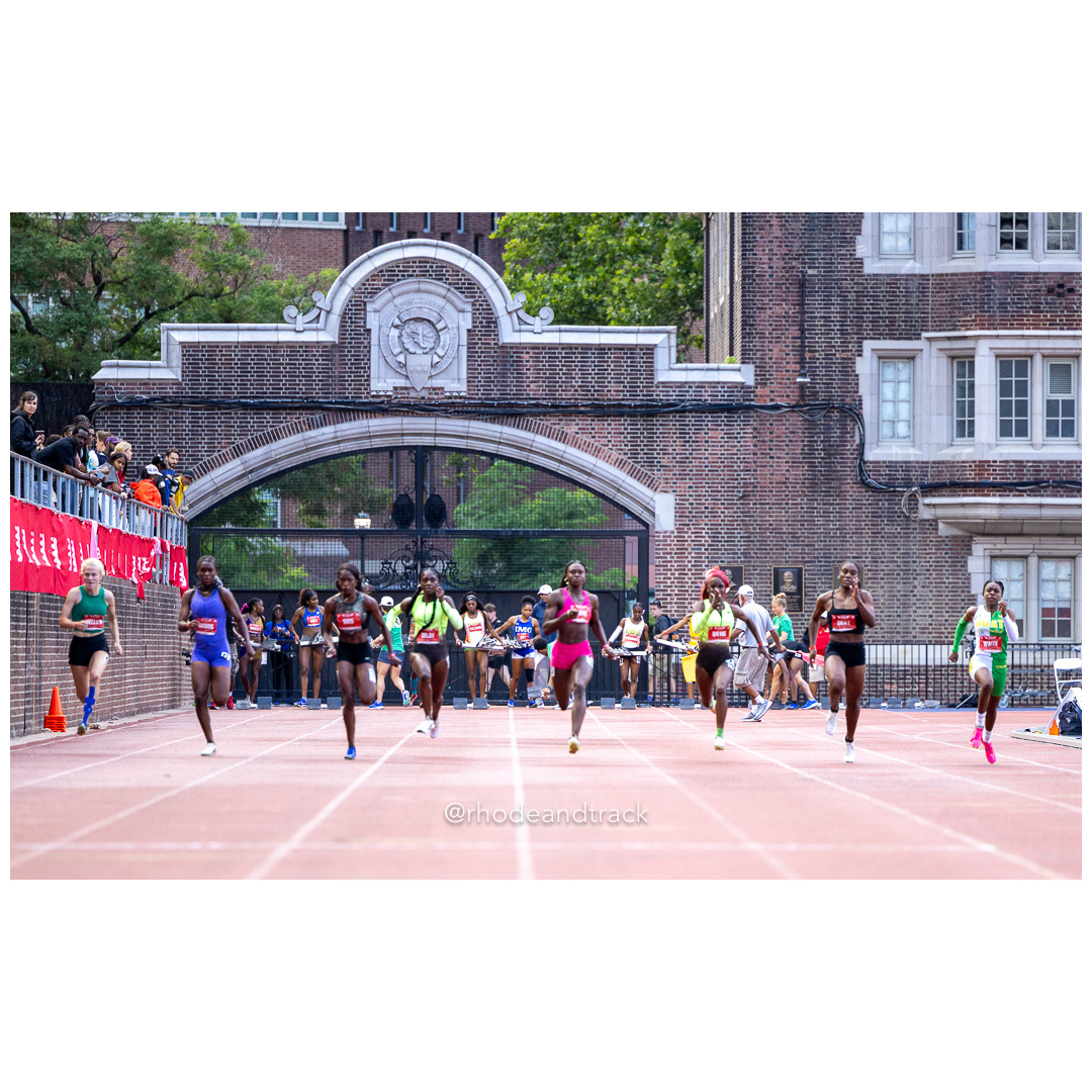Friday 6/14/2024 100m semifinals - 2024 New Balance Nationals Outdoor, Franklin Field, University of Pennsylvania title=