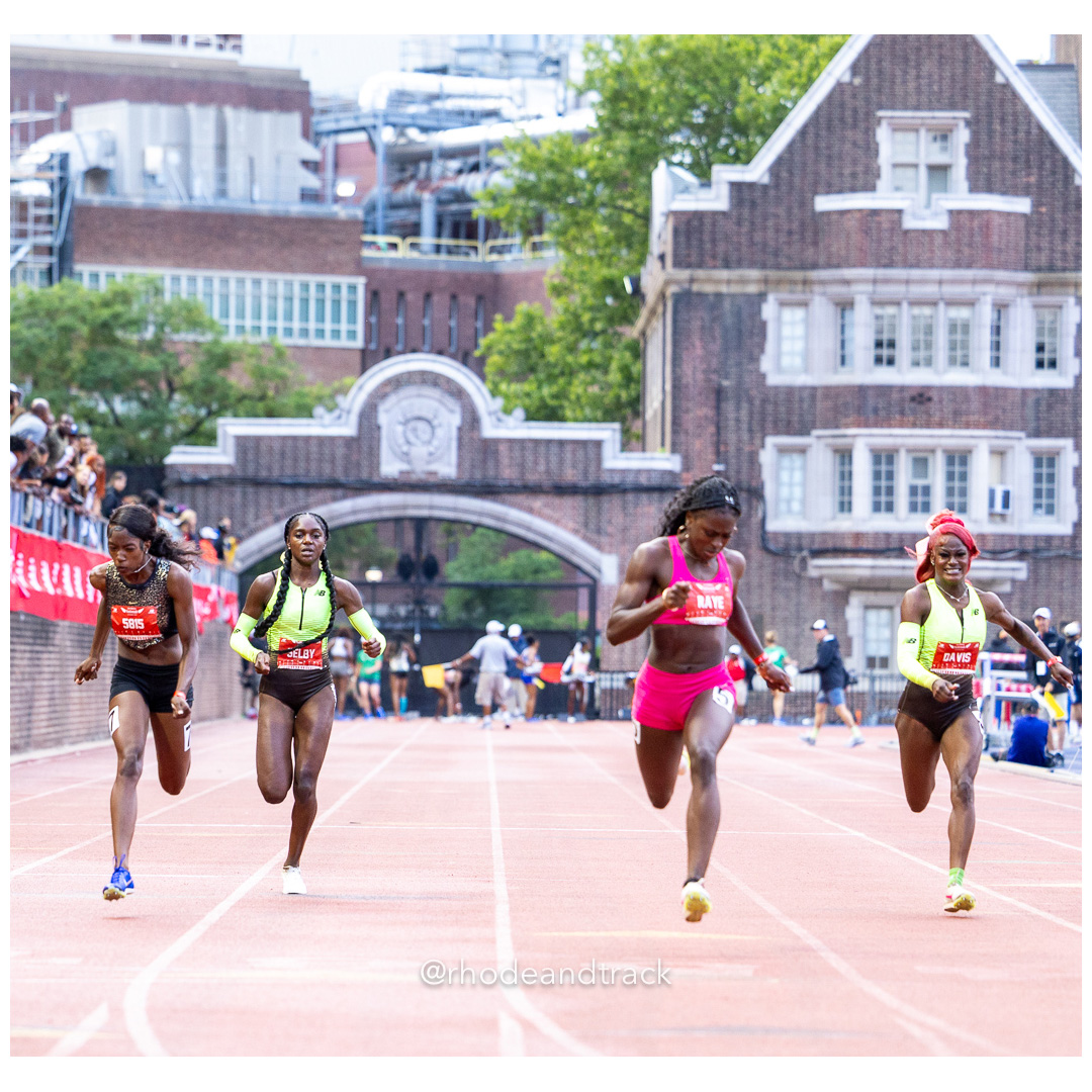 Friday 6/14/2024 100m semifinals - 2024 New Balance Nationals Outdoor, Franklin Field, University of Pennsylvania title=