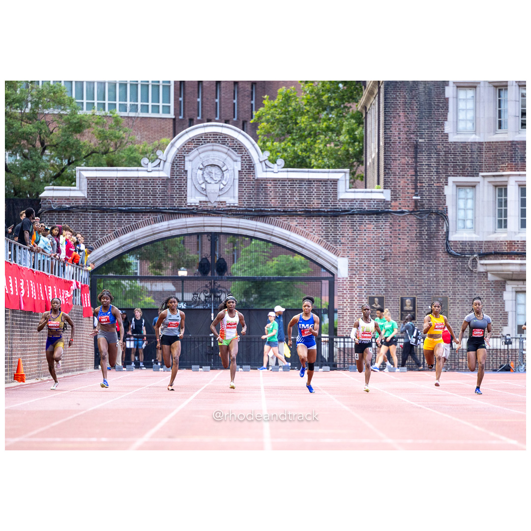 Friday 6/14/2024 100m semifinals - 2024 New Balance Nationals Outdoor, Franklin Field, University of Pennsylvania title=