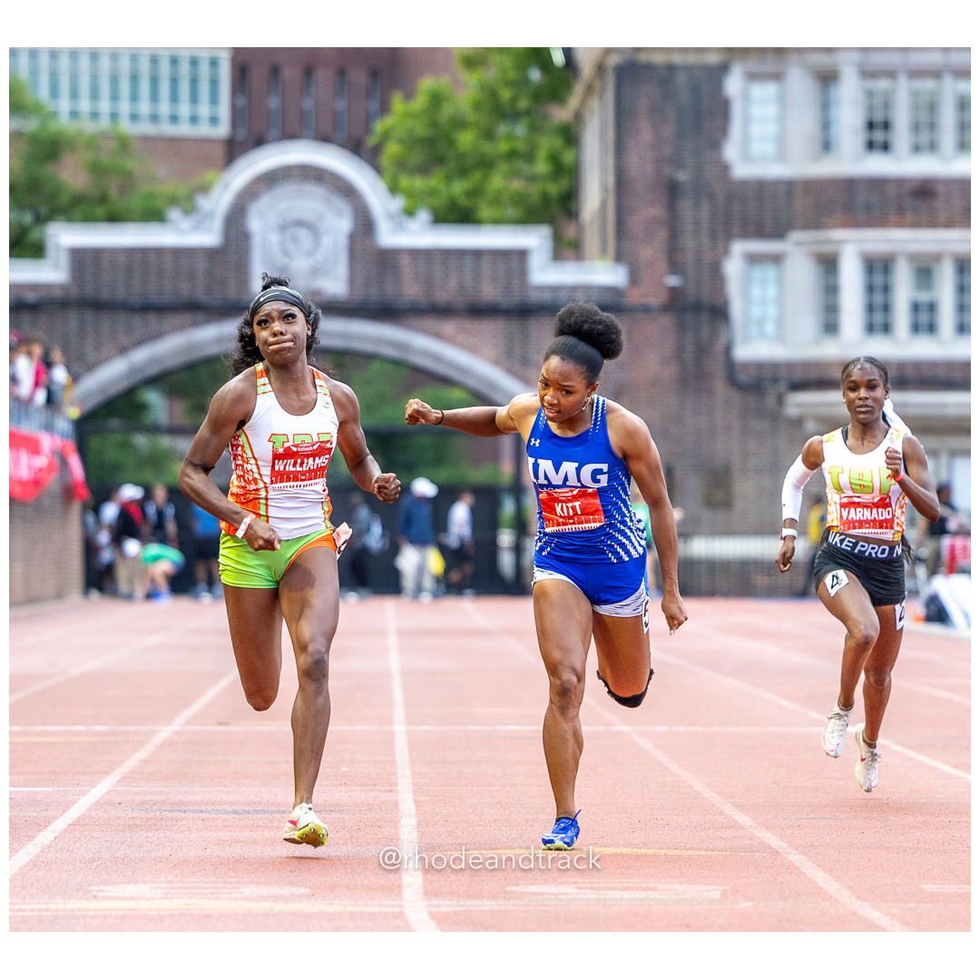 Friday 6/14/2024 100m semifinals - 2024 New Balance Nationals Outdoor, Franklin Field, University of Pennsylvania title=