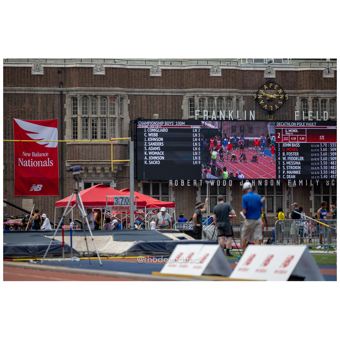 2024 New Balance Nationals Outdoor, Franklin Field, University of Pennsylvania title=