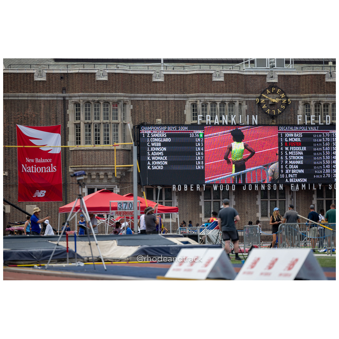 2024 New Balance Nationals Outdoor, Franklin Field, University of Pennsylvania title=