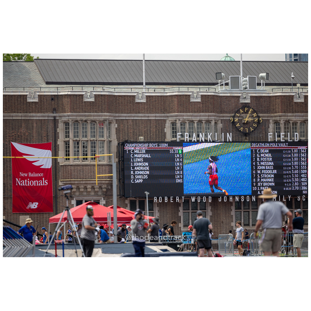 2024 New Balance Nationals Outdoor, Franklin Field, University of Pennsylvania title=