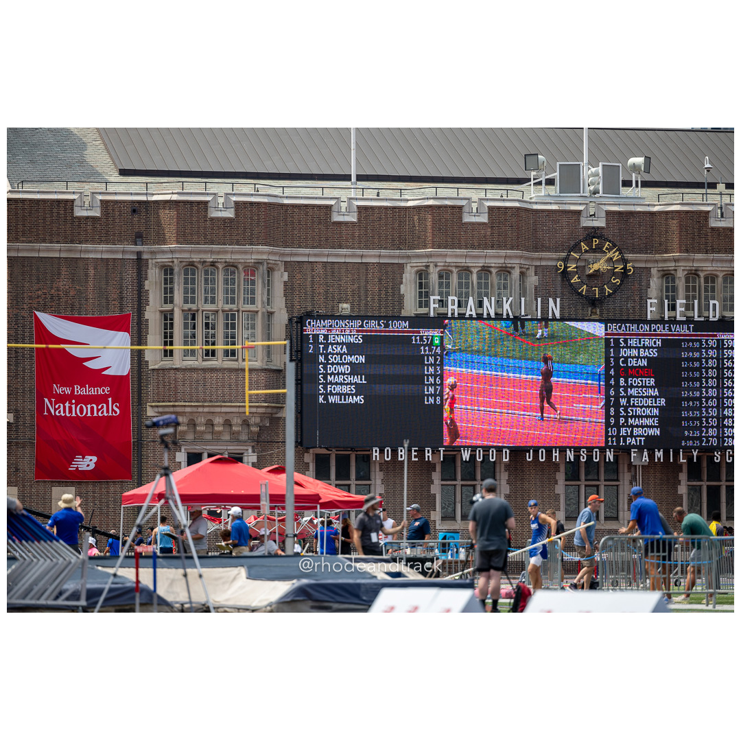 2024 New Balance Nationals Outdoor, Franklin Field, University of Pennsylvania title=