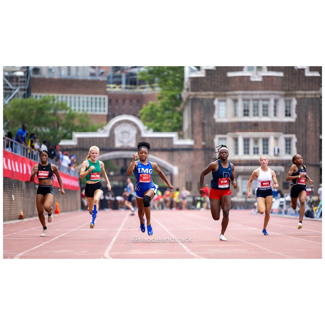 Friday 6/14/2024 100m semifinals - 2024 New Balance Nationals Outdoor, Franklin Field, University of Pennsylvania title=