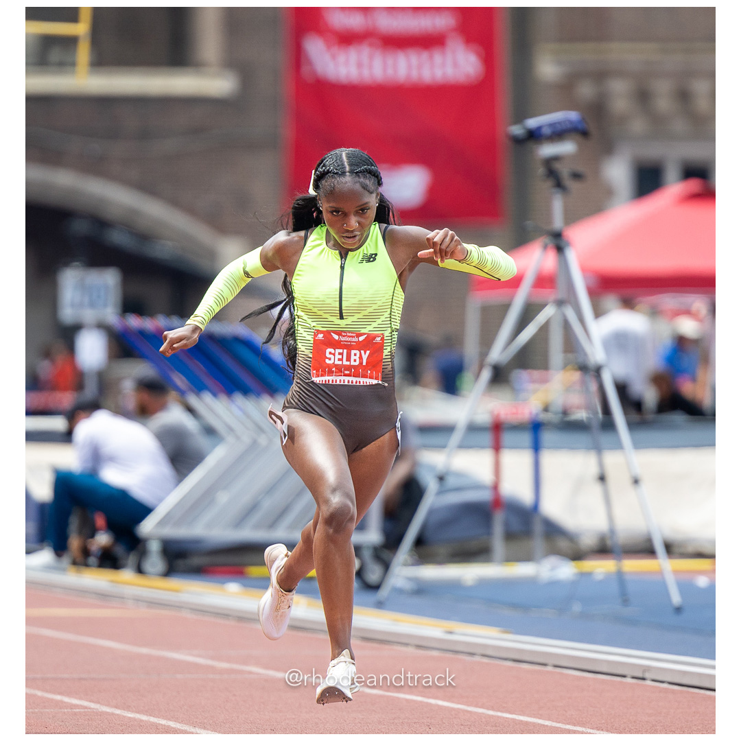 Friday 6/14/2024 100m semifinals - 2024 New Balance Nationals Outdoor, Franklin Field, University of Pennsylvania title=